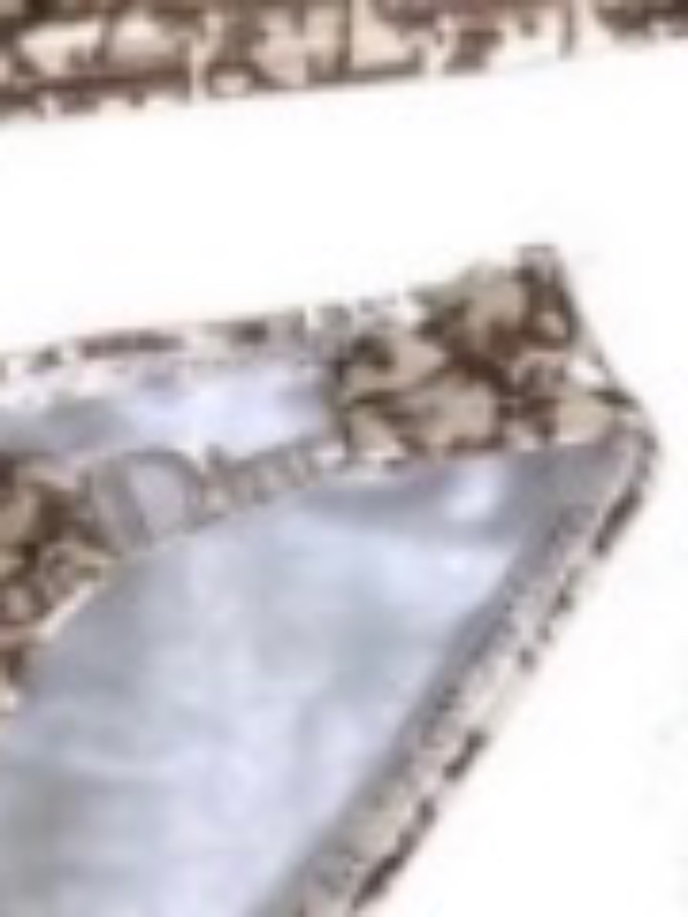 Dior Brown and Cream Monogram Triangle Bikini - Picture 6 of 11